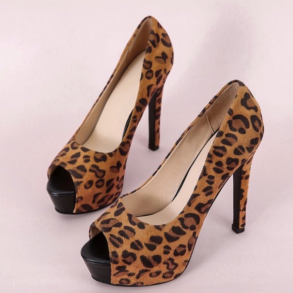 The new leopard print high heels for women in 2021 - Picture 4 of 17